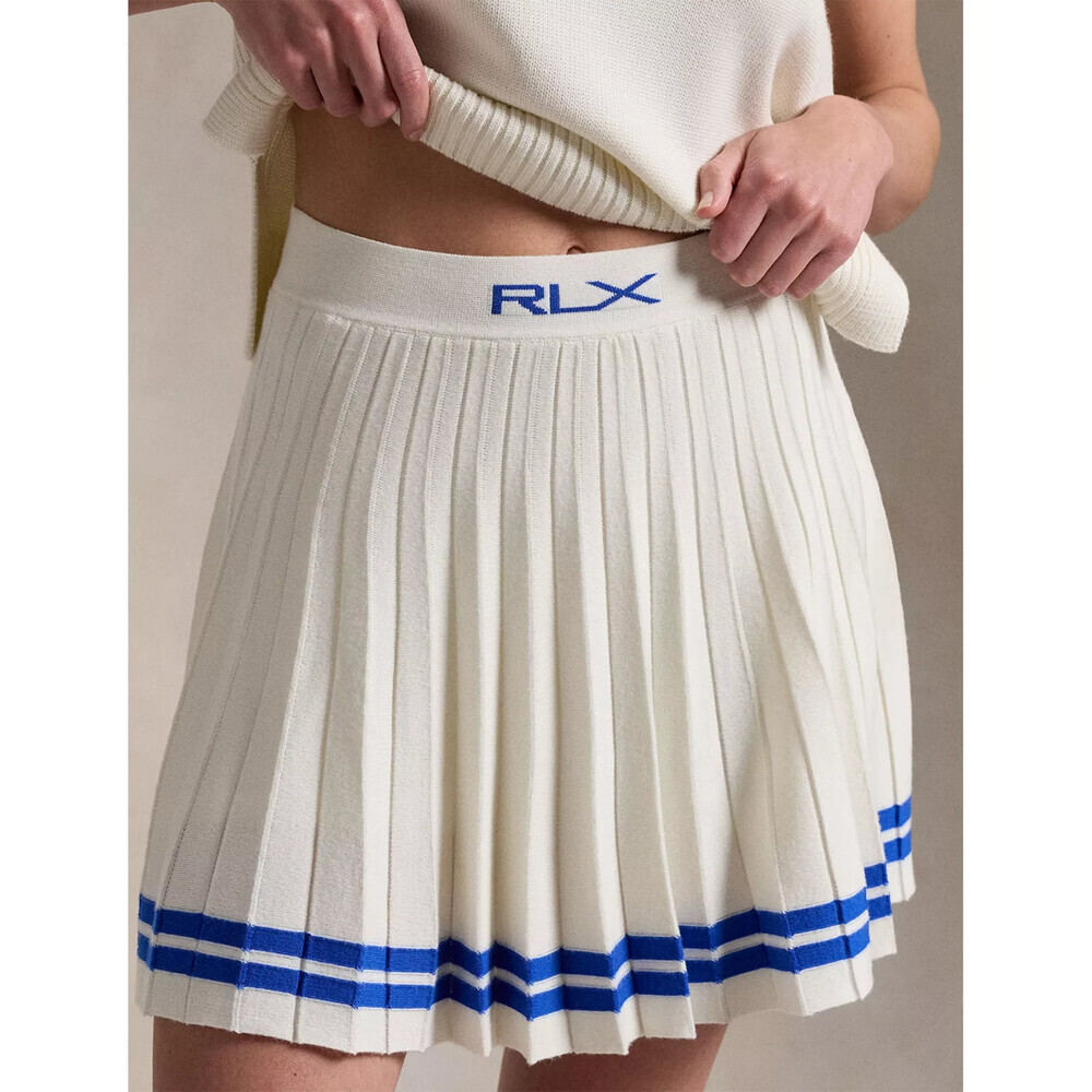 NEW RLX Ralph Lauren Women's M Pleated Cricket Skirt NWT $188 - Picture 6 of 7